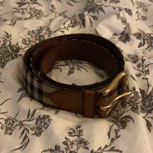 Burberry classic men’s belt size 34